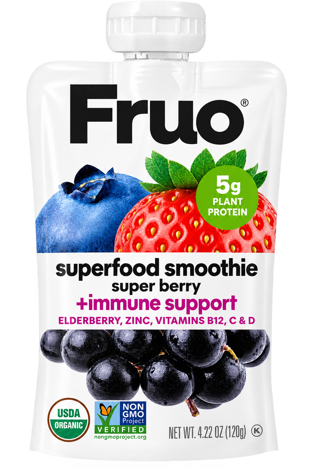 Super Berry, Superfood Smoothie + Immune Support