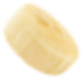 Banana slice accent graphic
