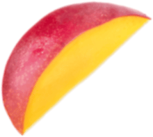 Sliced apple accent graphic